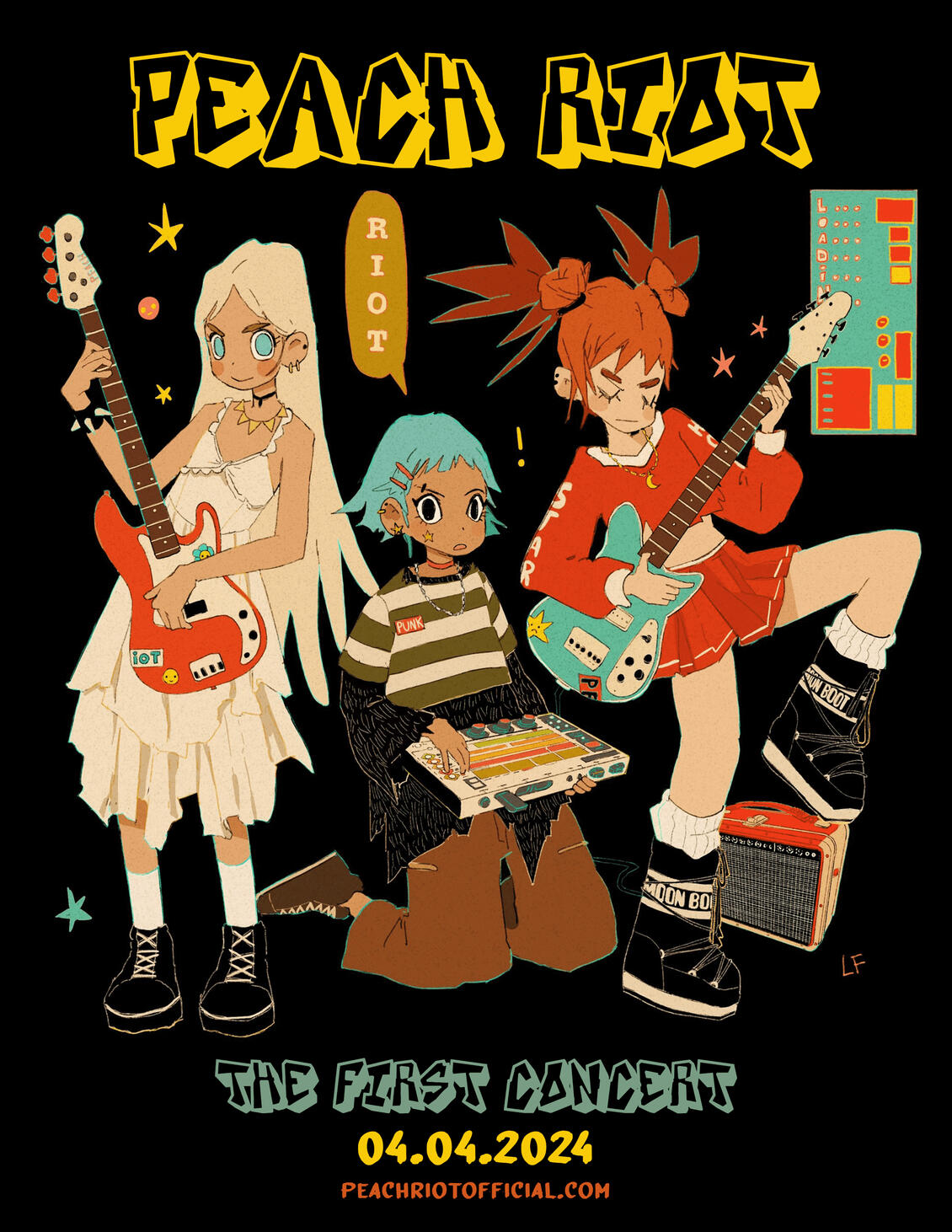 Peach Riot Concert Poster Concept